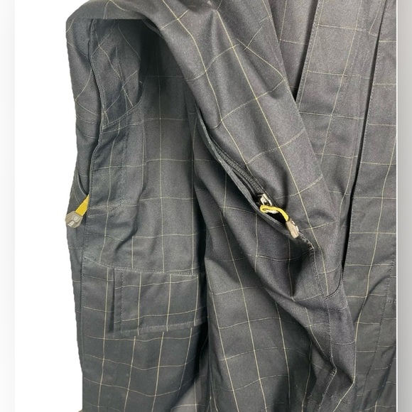 The North Face Cryptic HyVent Jacket Ski Snowboard Hardshell Striped Men’s XL‎ - Picture 7 of 16